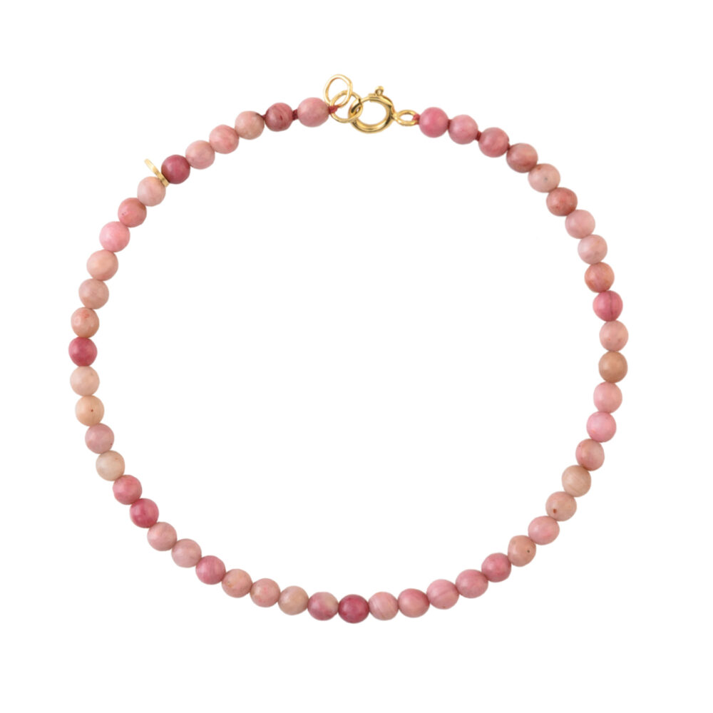bracciale pietra rodonite - mini