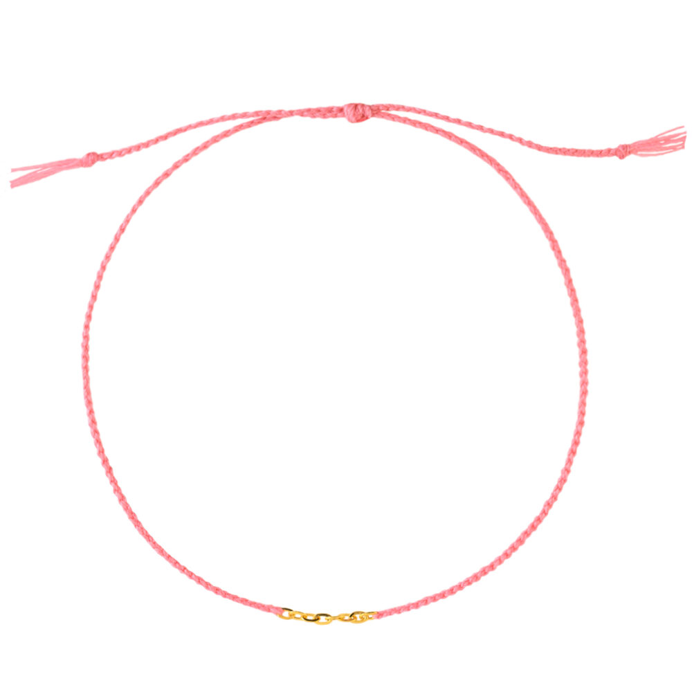 bracciale treccina - paillettes