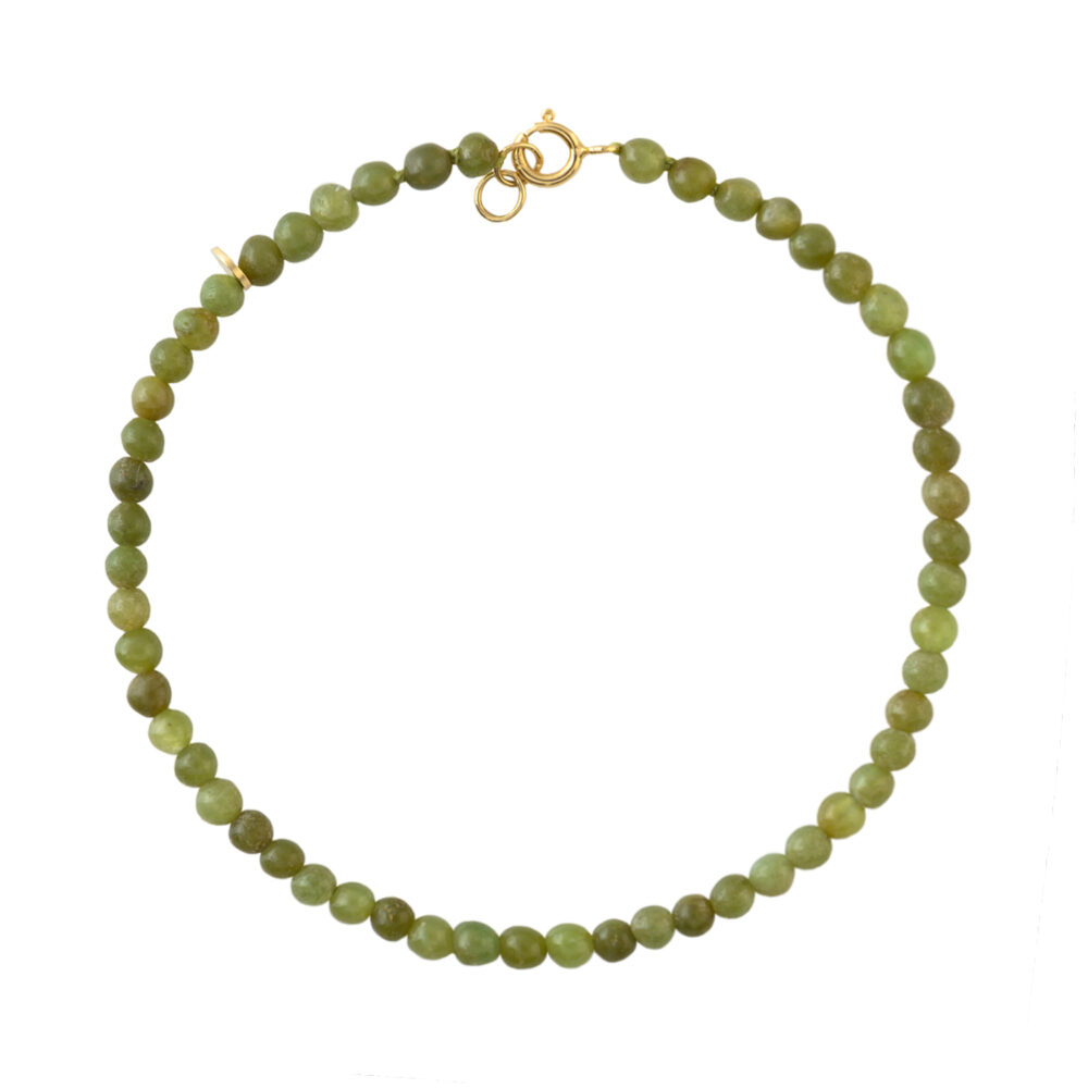 bracciale pietra crisoprasio