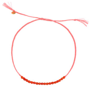bracciale portami a ballare (al mare) - corallo rosso
