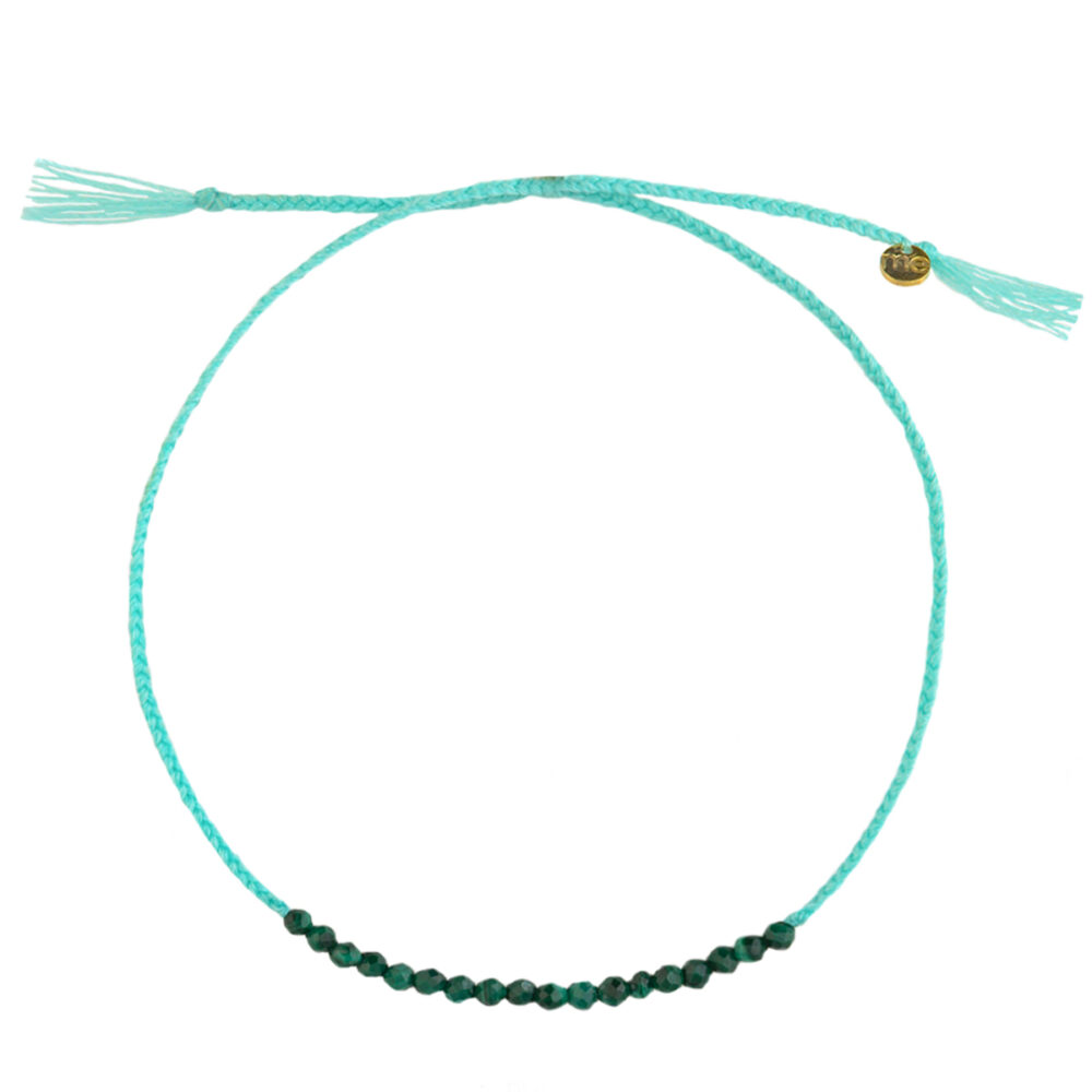 bracciale portami a ballare (al mare) - malachite
