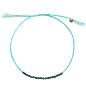 bracciale portami a ballare (al mare) - malachite