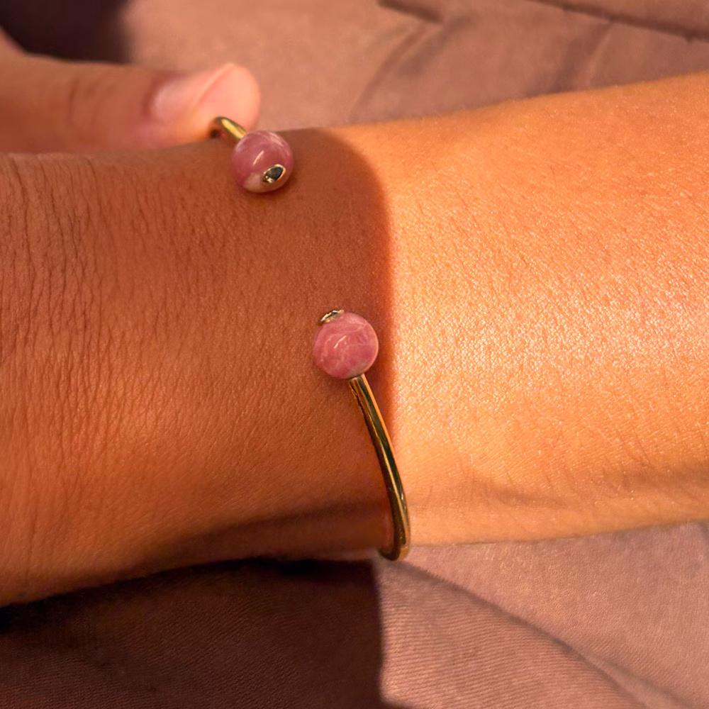 BRACCIALE_RIGIDO_OPEN_RODOCROSITR bracciale rigido open - rodocrosite