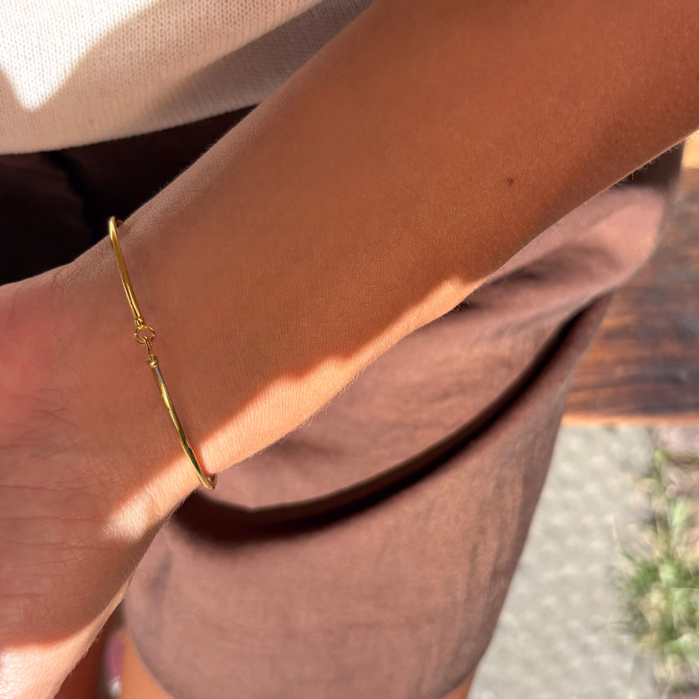 BRACCIALE_RIGIDO_OVALE_DET bracciale rigido ovale - oro giallo