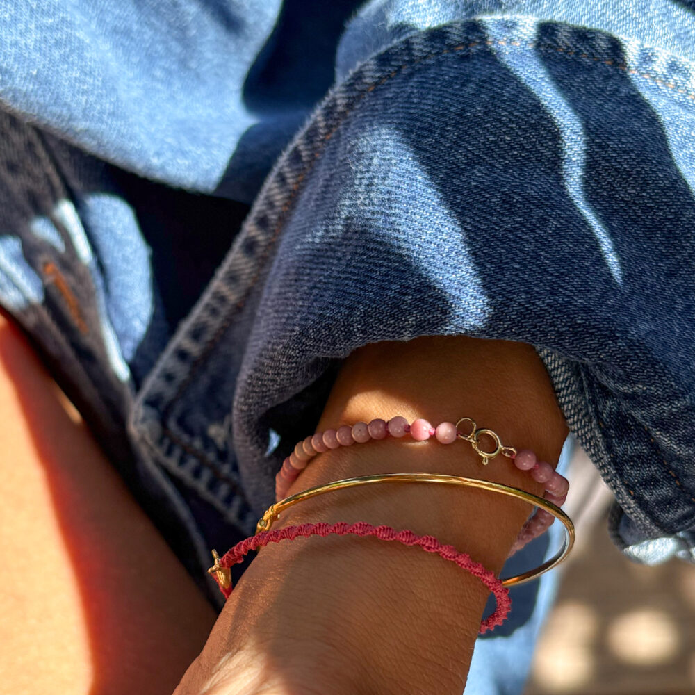 BRACCIALE_RODONITE_MINI_5 bracciale pietra rodonite - mini