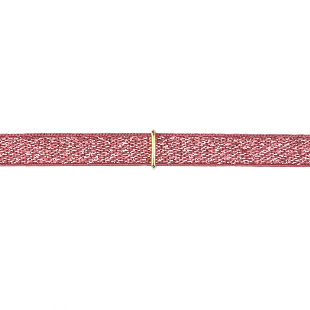 bracciale stretch lurex - ciclamino