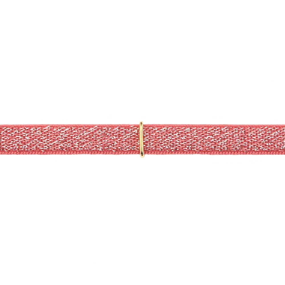bracciale stretch lurex - fucsia