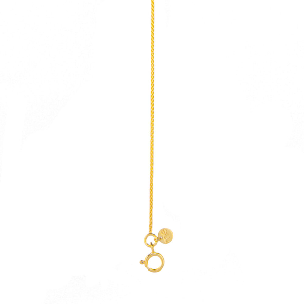 bracciale catena treccia mini