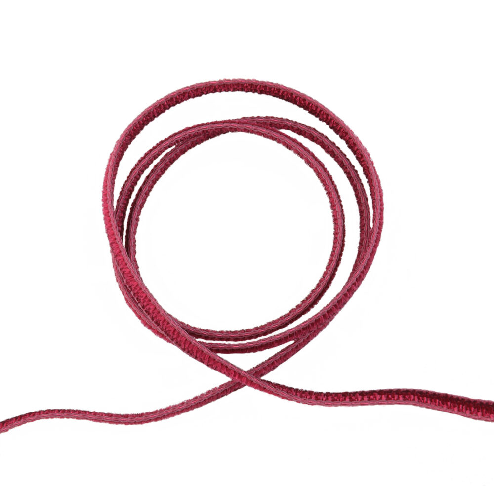 bracciale velluto double duo - bordeaux