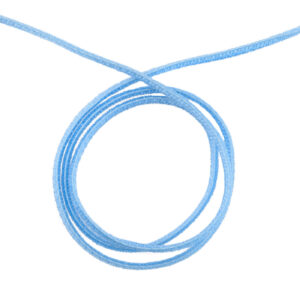 bracciale velluto double duo - celeste