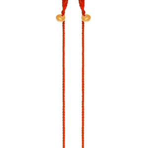 bracciale fil rouge seta - per due