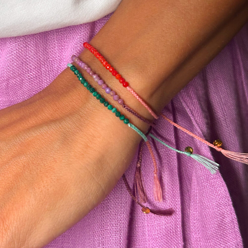 bracciale portami a ballare (al mare) - malachite