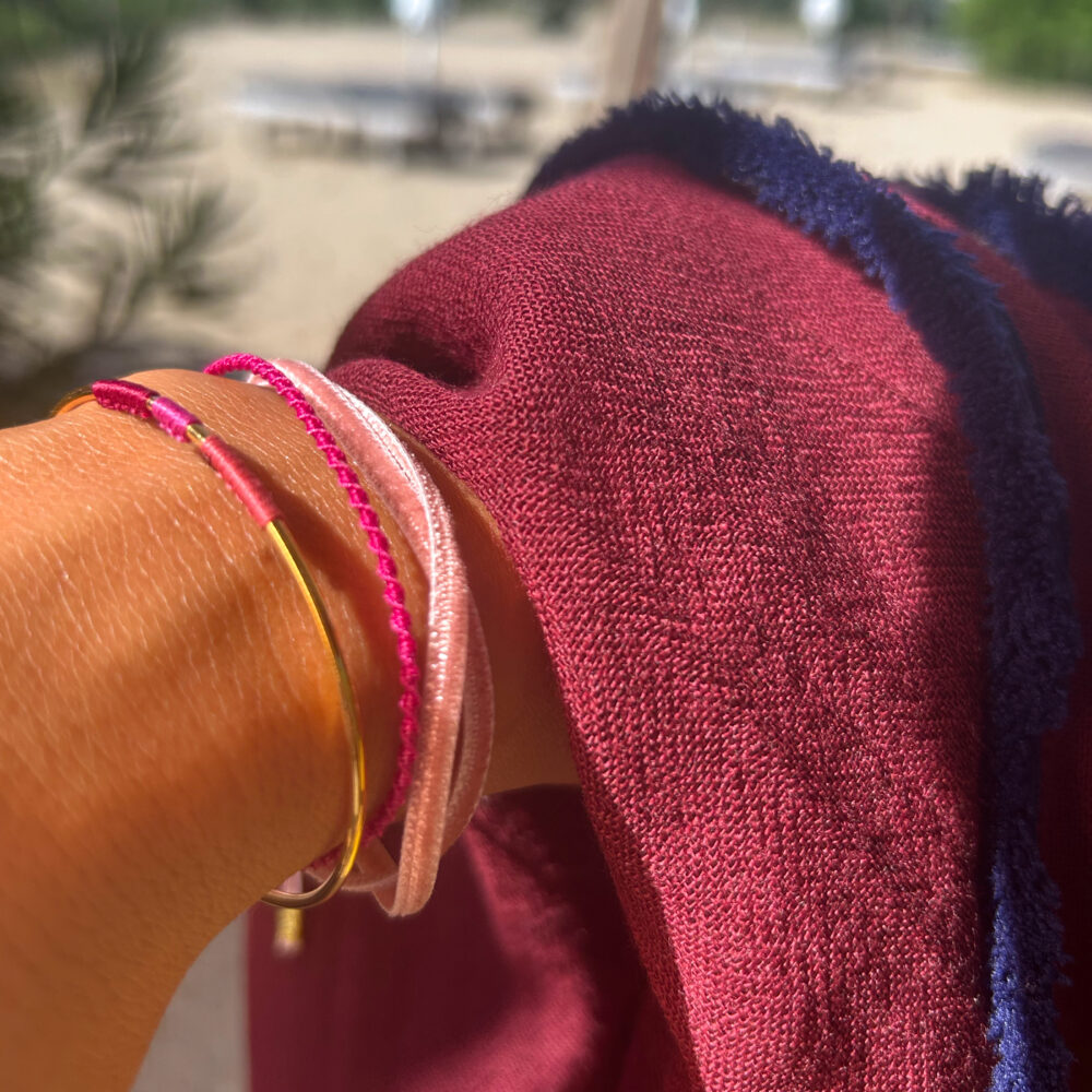 BRACCIALI_ROSA.jpg bracciale velluto double duo - rosa