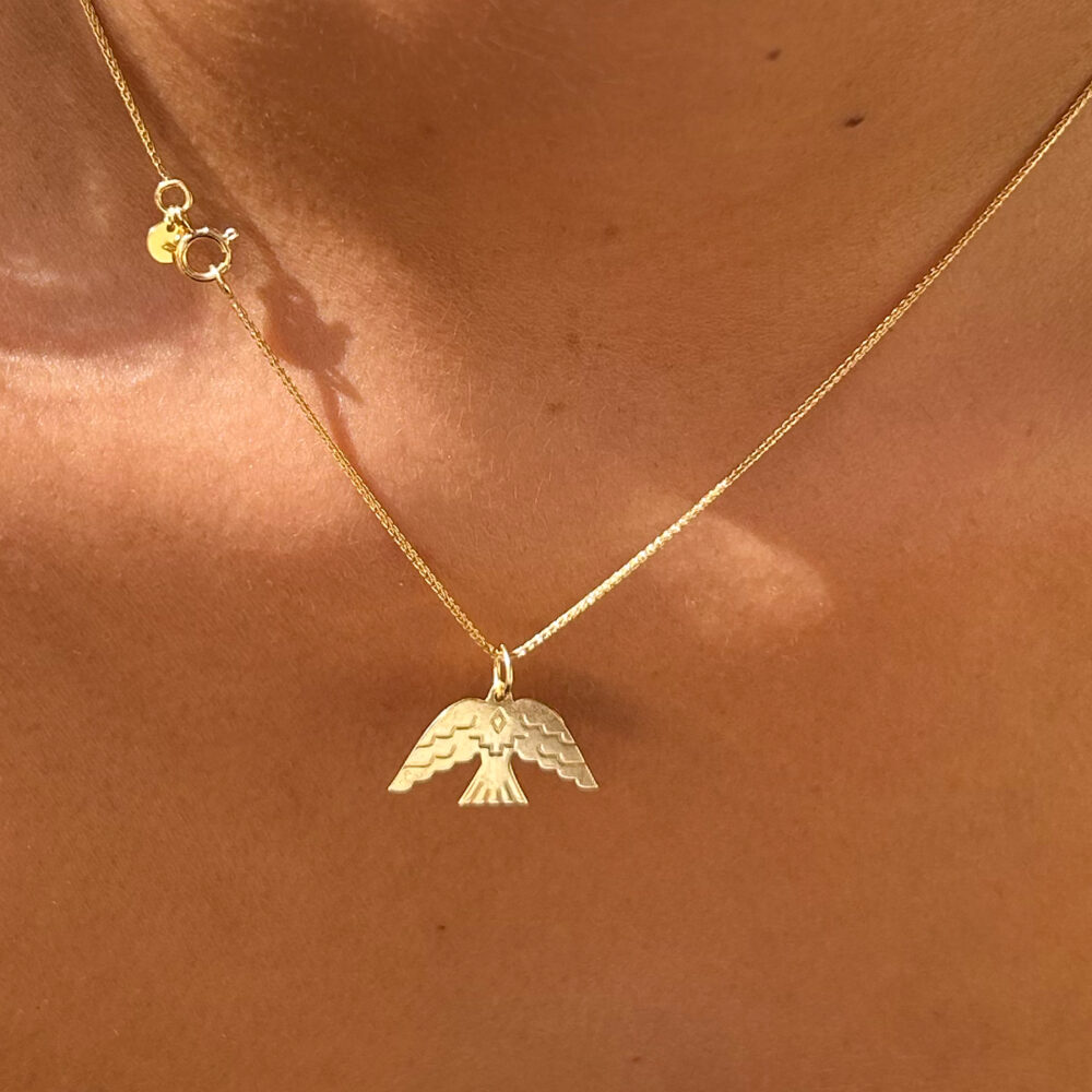 CHARM_AQUILA_3.jpg collana catena treccia mini