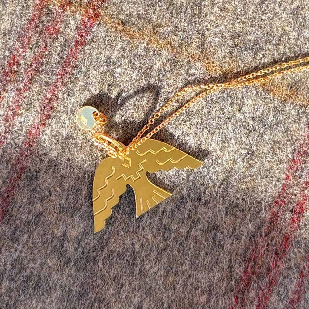 charm aquila - oro giallo