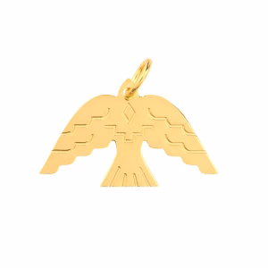 charm aquila - oro giallo