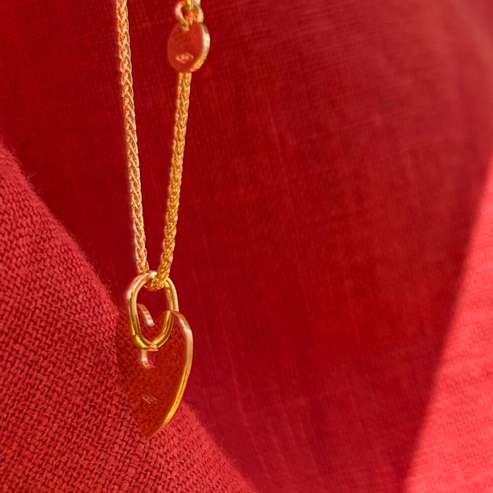 CHARM_CUORE_SPESSORE.jpg charm c'est la vie - oro giallo
