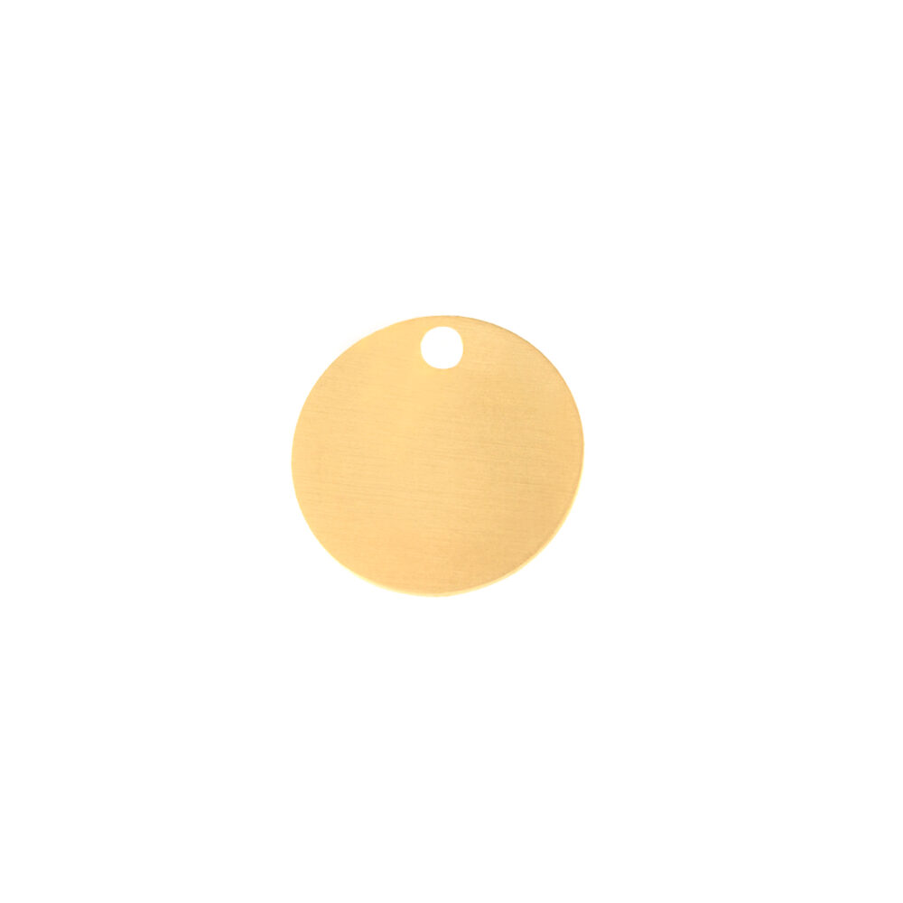 charm tondino semplice - oro giallo