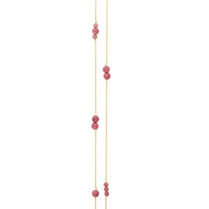 collana catenella rodonite