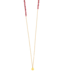 collana rodonite – conchiglia