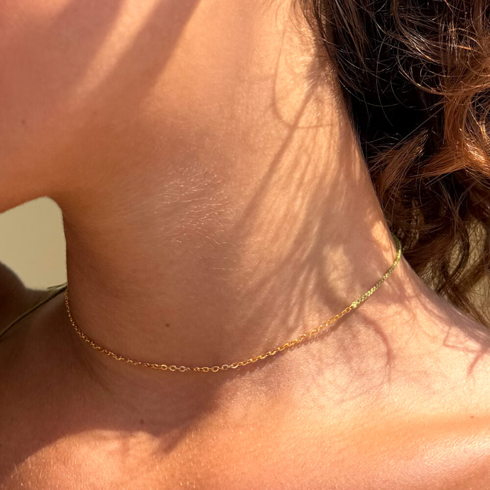 collana paillettes cordino