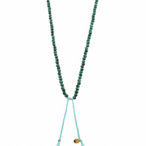 collana portami a ballare (al mare) - malachite