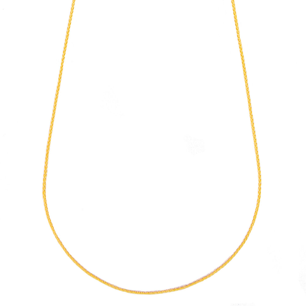 collana catena treccia mini