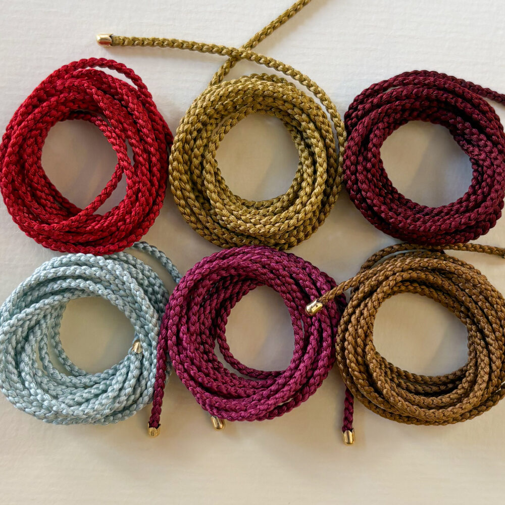 CORDINI_SETA_COLORI.jpg cordino intrecciato seta - rosso