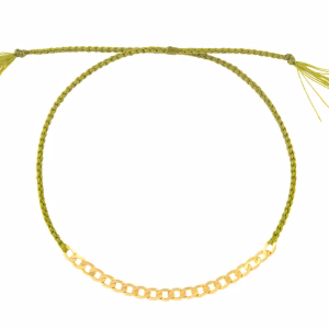 bracciale treccina - catena