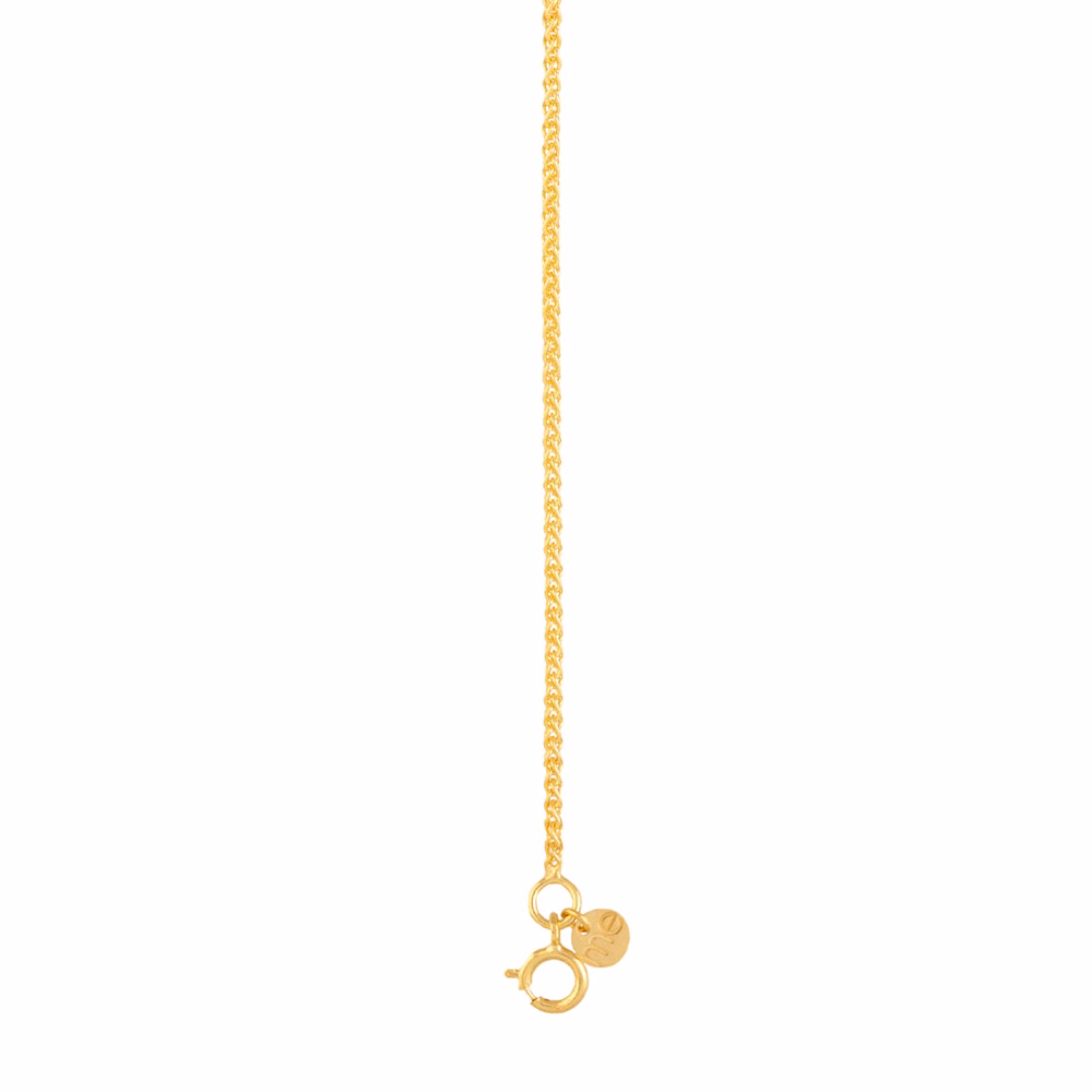 Bracciale in oro giallo 9 carati placcato oro 18 carati.