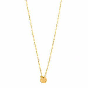 Collana catenella sottile in oro giallo 9 carati placcata oro