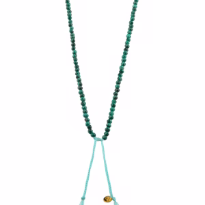 collana portami a ballare (al mare) - malachite