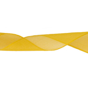 nastrino chiffon seta - ocra