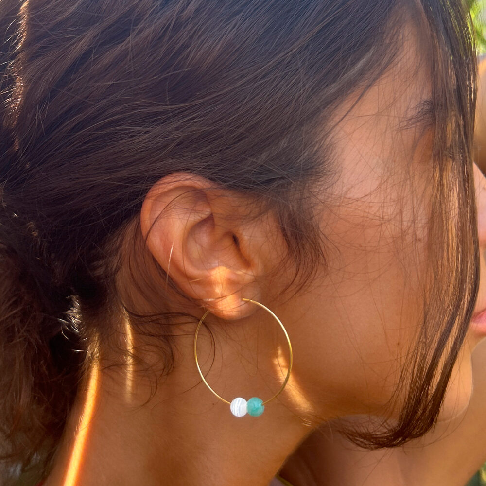 ORECCHINI_GITANA_XL_CHARMS.jpg charm - pietra calcedonio
