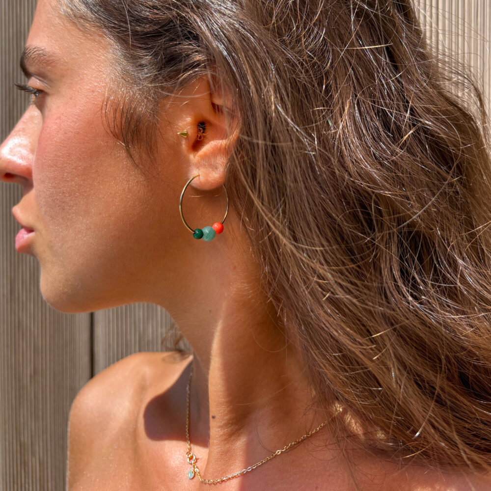collana catena paillettes